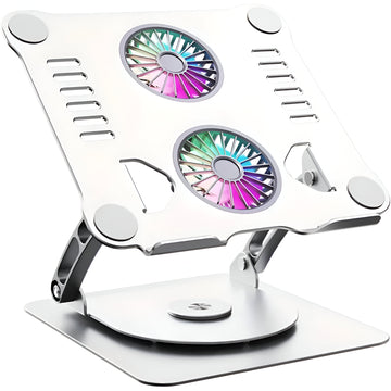 360 Rotating Laptop Stand for Desk with Adjustable Angle