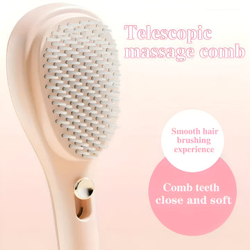 Scalp Massage Comb with Retractable Bristles